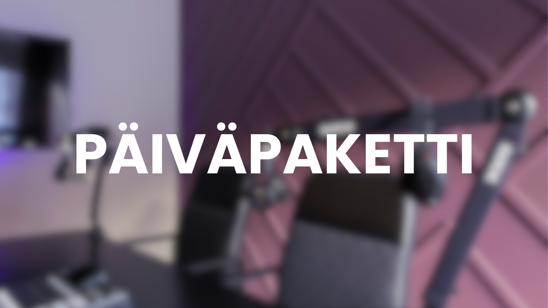 Tilavaraus - Päiväpaketti